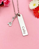 Golf Jewelry, Gold Golf Necklace, Golf Bracelet, Golf Keychain, Optional, Golf Gifts, Golf Team Gifts, D303