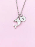 Dolphin Charm Silver Necklace, N6221