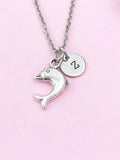Dolphin Charm Silver Necklace, N6221