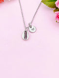 Cowrie Shell Charm Silver Necklace, N6223