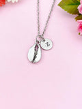 Cowrie Shell Charm Silver Necklace, N6224