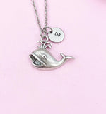 Whale Charm Silver Necklace, N6232