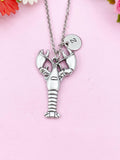 Lobster Charm Silver Necklace, N6237