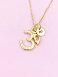 Om Charm Gold Necklace, N6243