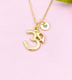 Om Charm Gold Necklace, N6243