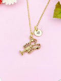 Shirmp Charm Gold Necklace, N6244