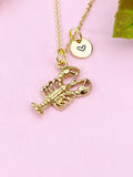 Shirmp Charm Gold Necklace, N6244