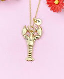 Lobster Charm Gold Necklace, N6247