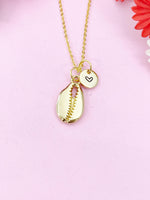 Cowrie Shell Charm Gold Necklace, N6249