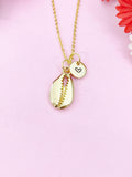 Cowrie Shell Charm Gold Necklace, N6249