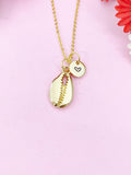 Cowrie Shell Charm Gold Necklace, N6249
