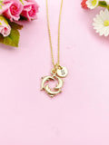 Dolphin Charm Gold Necklace,  N3584