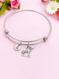 Wolf Charm Silver Bracelet, N4387A