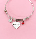 Grammy Heart Bracelet,  Grammy Jewelry, Best Christmas Gifts for Grammy, D122