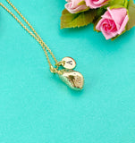 Gold Potato Charm Necklace, N5208B