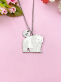 Panda Charm Necklace, Tarnish Resistant Stainless Steel Panda Pendants, N6288