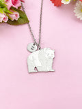 Panda Charm Necklace, Tarnish Resistant Stainless Steel Panda Pendants, N6288