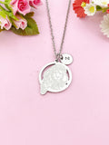 Lion Charm Necklace, Tarnish Resistant Stainless Steel Lion Pendants, N6289