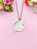 Lion Charm Necklace, Tarnish Resistant Stainless Steel Lion Pendants, N6289
