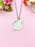 Lion Charm Necklace, Tarnish Resistant Stainless Steel Lion Pendants, N6289