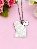 Bear Charm Necklace, Tarnish Resistant Stainless Steel Andean Bear Pendants, N6293