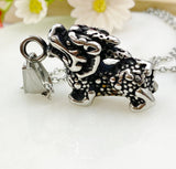 Kylin Charm Necklace, Tarnish Resistant Stainless Steel Kylin Pendants, N6294