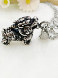 Kylin Charm Necklace, Tarnish Resistant Stainless Steel Kylin Pendants, N6294