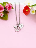 Paper Plan Charm Necklace, Tarnish Resistant Stainless Steel Paper Plan Pendants, N6295