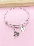 Saddle Charm Bracelet, Horse Saddle Jewelry, N6197A