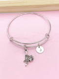 Saddle Charm Bracelet, Horse Saddle Jewelry, N6197A