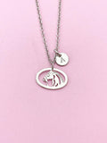 Horse Charm Silver Necklace, Horse Lover Jewelry Gift, N6297