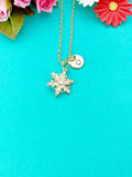 Snowflake Charm Necklace in Gold, N6337