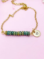 Shoushan Jade Bracelet, Gold Natural Shoushan Jade Gemstone Jewelry, N6352