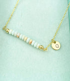 Shoushan Stone Necklace In Gold or Silver, Synthetic Shoushan Stone Gemstone Jewelry, N6354