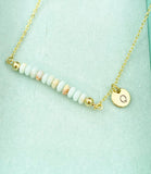 Shoushan Stone Necklace In Gold or Silver, Synthetic Shoushan Stone Gemstone Jewelry, N6354