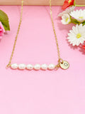 Pearl Necklace for Granddaughter Daughter Gift, N6357
