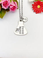 Beaker Charm Silver Necklace, N209