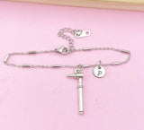 Silver Otoscope Charm Bracelet, Otoscope Charm, Audiology Medical Device Charm, Doctor Gift, Personalized Gift, N773B