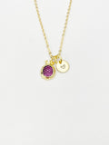 Pomegranate Charm Gold Necklace, N3799N
