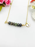 Dragon Blood Jasper Necklace, Gold Natural Dragon Blood Jasper Gemstone Jewelry, Bracelet Option, N6317