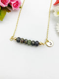 Dragon Blood Jasper Necklace, Gold Natural Dragon Blood Jasper Gemstone Jewelry, Bracelet Option, N6317