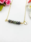 Dragon Blood Jasper Necklace, Gold Natural Dragon Blood Jasper Gemstone Jewelry, Bracelet Option, N6317