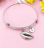Lips Charm Bracelet in Silver, N6397