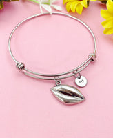 Lips Charm Bracelet in Silver, N6397