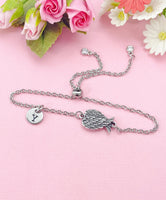 Guardian Angel Wings Charm Bracelet in Silver, N6399