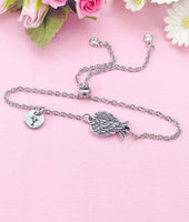 Guardian Angel Wings Charm Bracelet in Silver, N6399