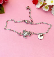 Silver Turtle Bracelet in Silver, N4978