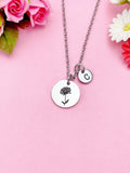 Chrysanthemum Flower Silver Charm Necklace, N3835S