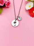 Chrysanthemum Flower Silver Charm Necklace, N3835S