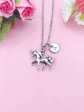 Unicorn Charm Necklace, N6407
